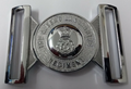 Genuine British Army The Queen's Lancashire Regimental Chrome Belt Buckle - NEW