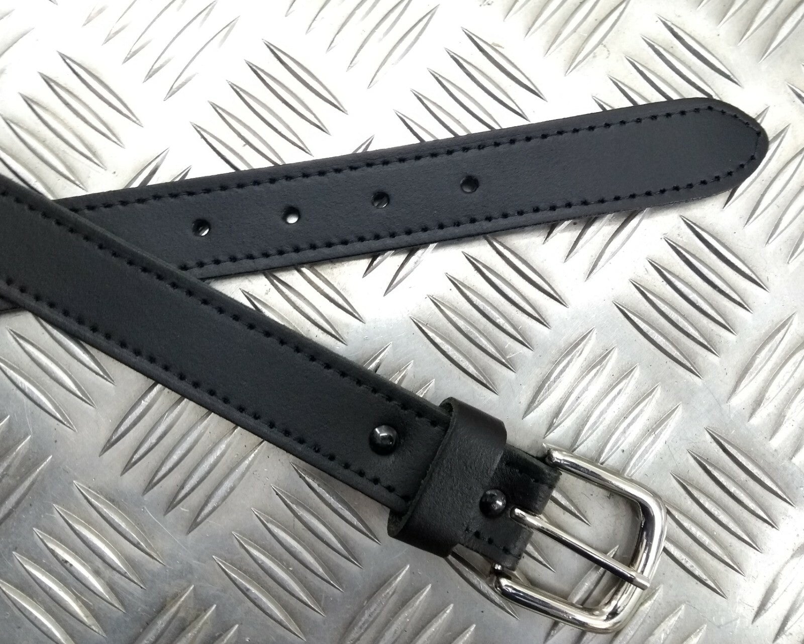 Fire Services & Civilian Issue Leather Prong Buckle Trouser Belt 2.9cm