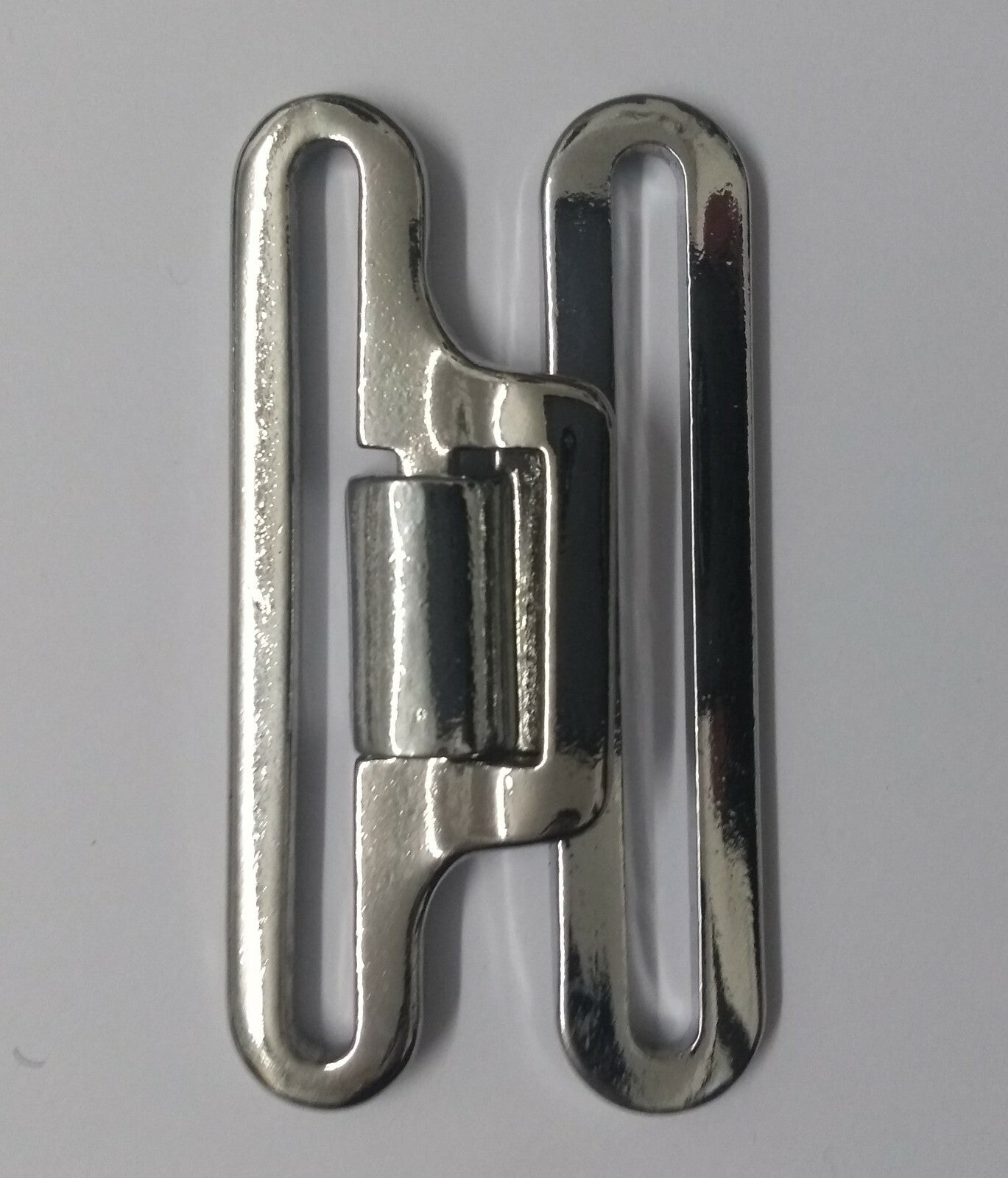 Genuine British Chrome Pistol Belt Silver Belt QRF Buckle Set MFP02A