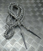 Senior Officer Silver & Blue Fleck Ceremonial Aiguillette