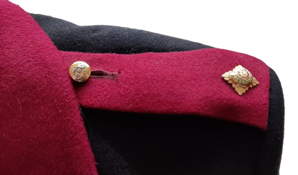 British Army RAMC Mess Dress Jacket Style with Maroon Lining