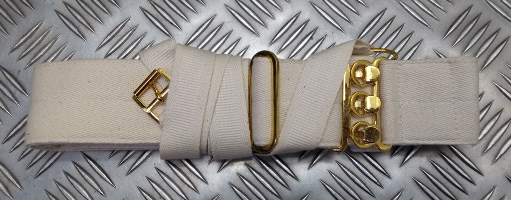 Belt Ceremonial Canvas Off White British Air Size X-LARGE