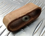 Genuine Vintage Tan Brown Leather Belt Slide / Stay Max 4.5cm Belt