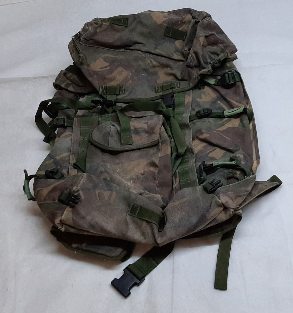 DPM Woodland Bergen Rucksack Old Patter Long Back IRR INF Frame GRADE 2