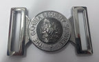 Genuine The Gambia Security Service Insignia Belt Buckle Chrome Locket NEW