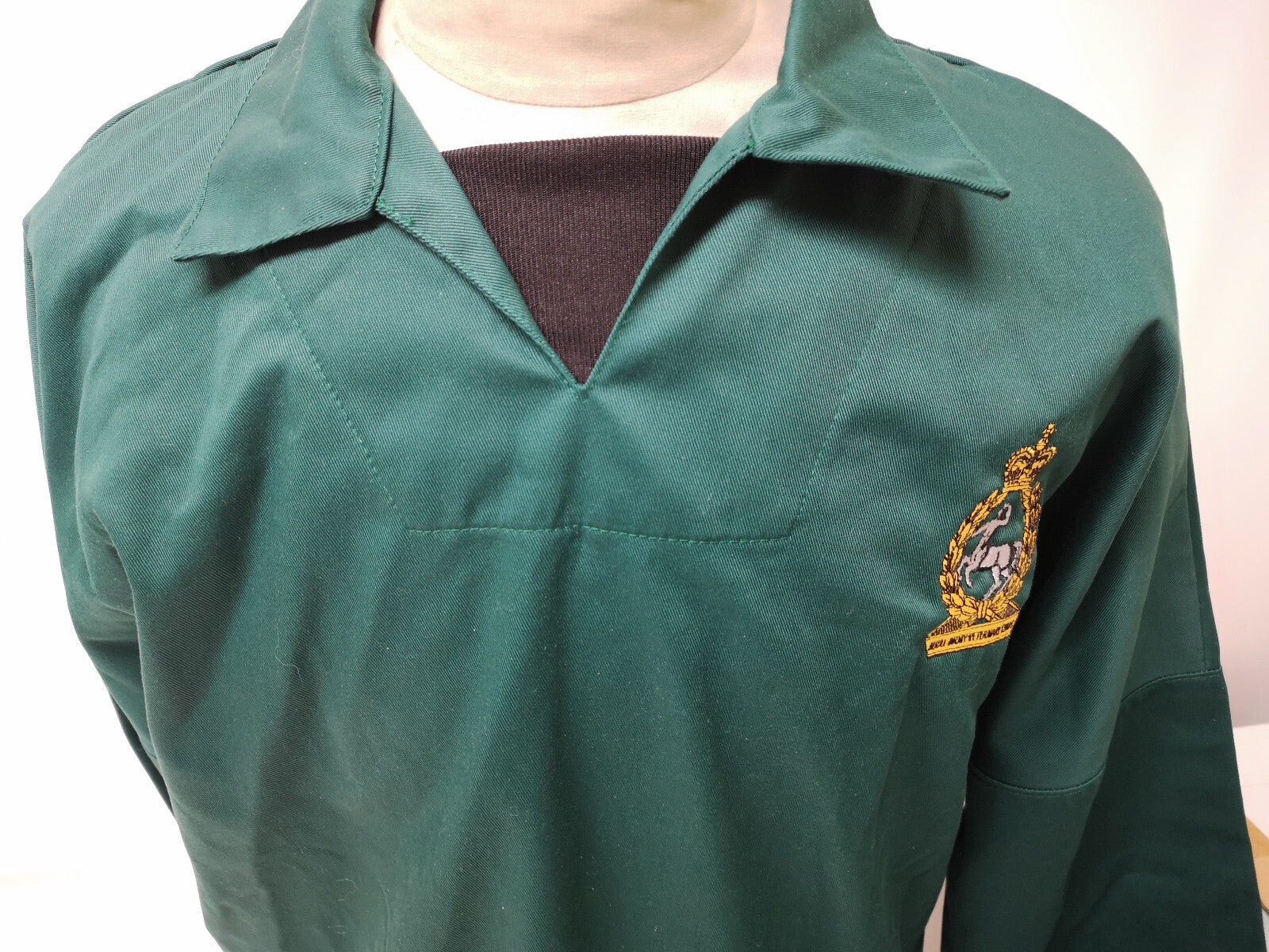 Royal Army Veterinary Corps RAVC Green Cotton Poly Jacket by Strathcarron