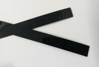 Genuine British Army Issue 1/2 Black Hi Sheen Parade Pillbox Chin Strap NEW