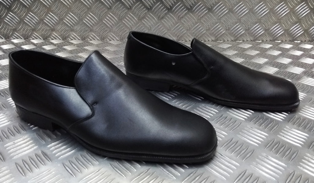 Vintage Prison Shoes Made in England By Bata Obsolete Style 1980s Elasticated