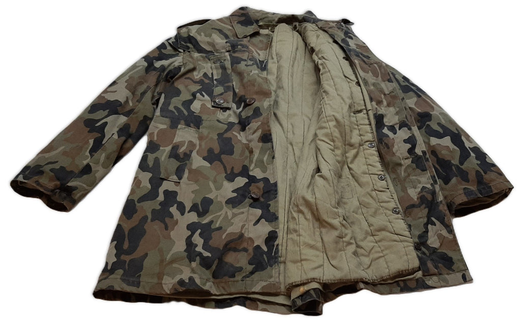 Army Camo Parka Leaf Pattern Camouflage Distressed Faulty Condition Assorted