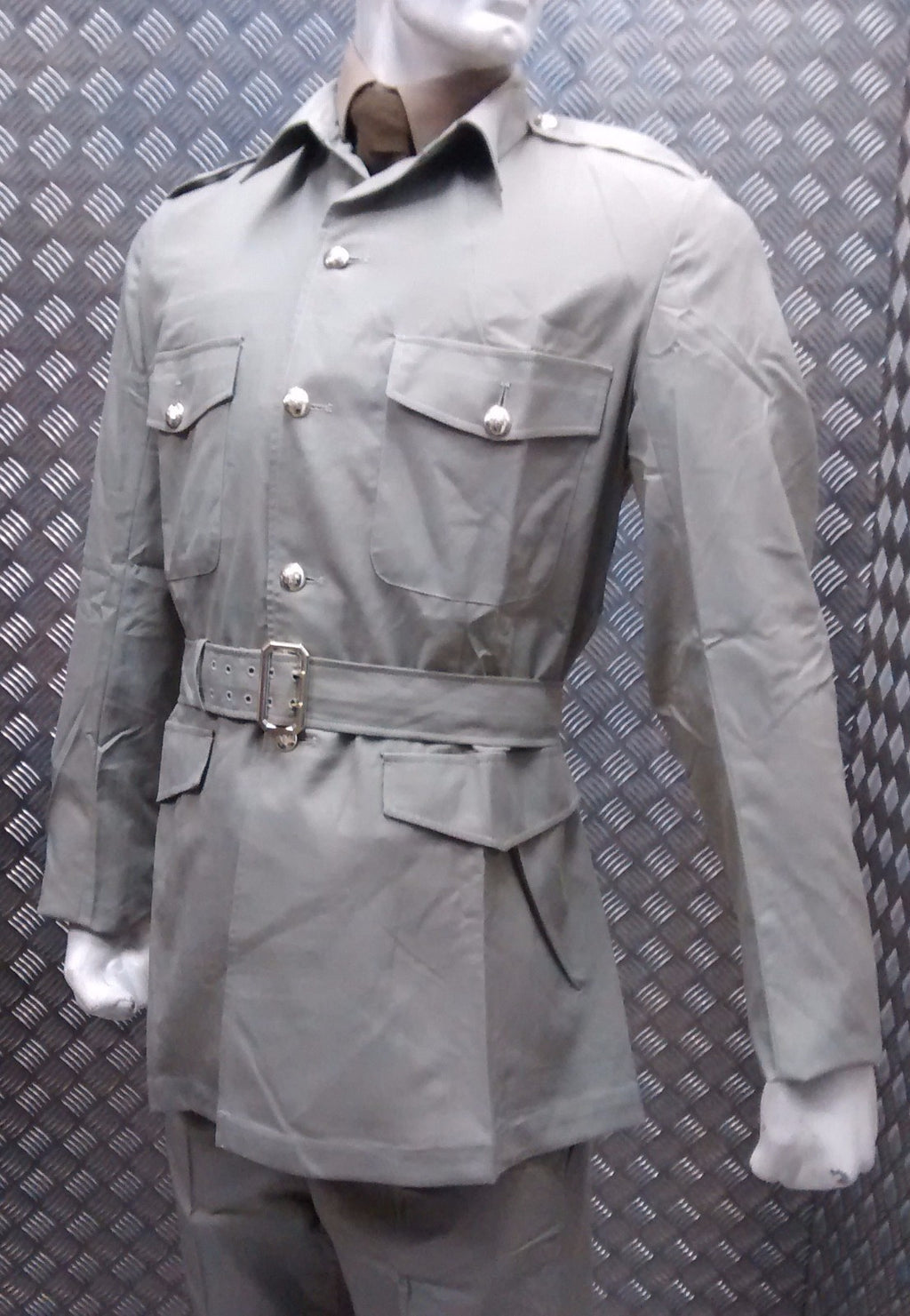 British No6 Army Dress Safari Tropical Suit No Buttons Assorted Sizes NEW