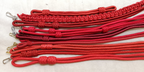 Red / Scarlet Ceremonial & Parade Lanyards / Cords Various Styles joblot of 11