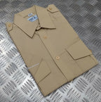 Tri Service Shirt Fawn Short Sleeved No2 Style Collar 18" NEW
