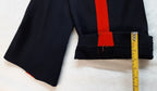 Vintage No1 Trousers 1955 Pattern British Army Red Stripe Blue Other Ranks W32"