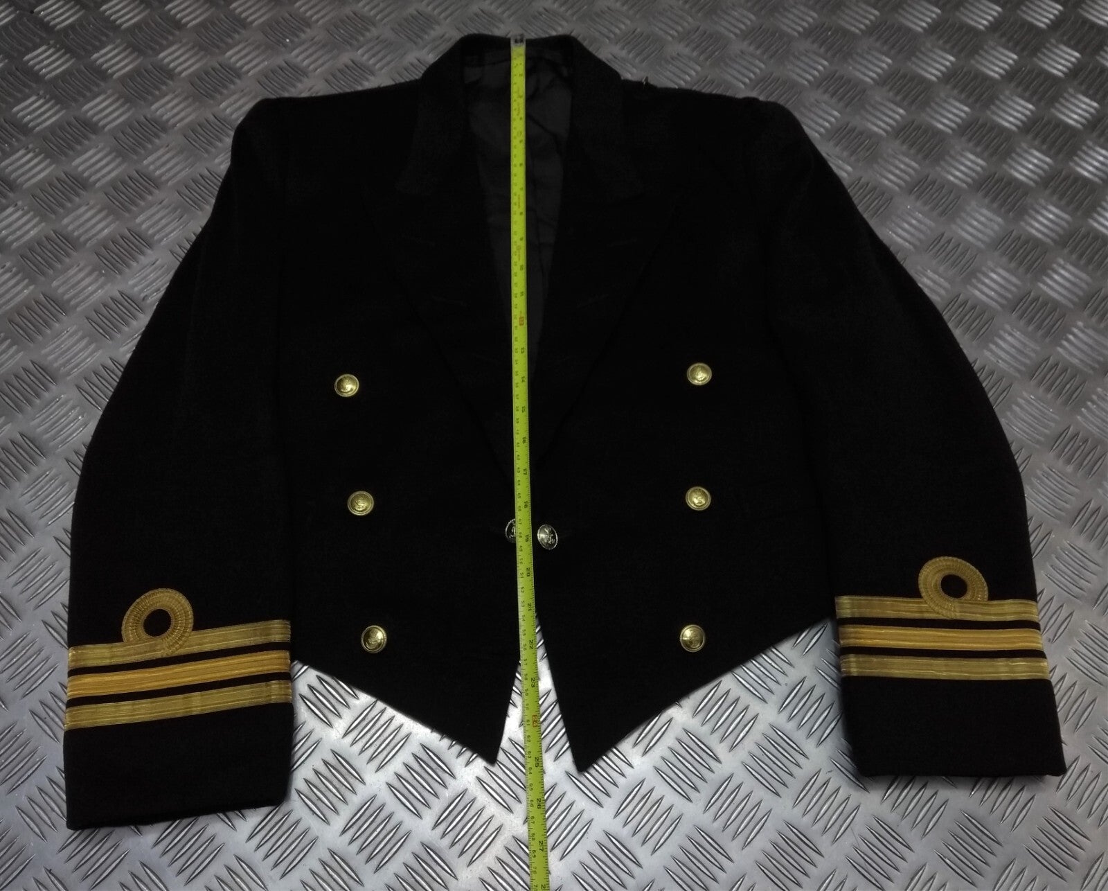 Vintage Mess Dress Royal Jacket Navy with Gold Cuff Curls 1967 Gieves London