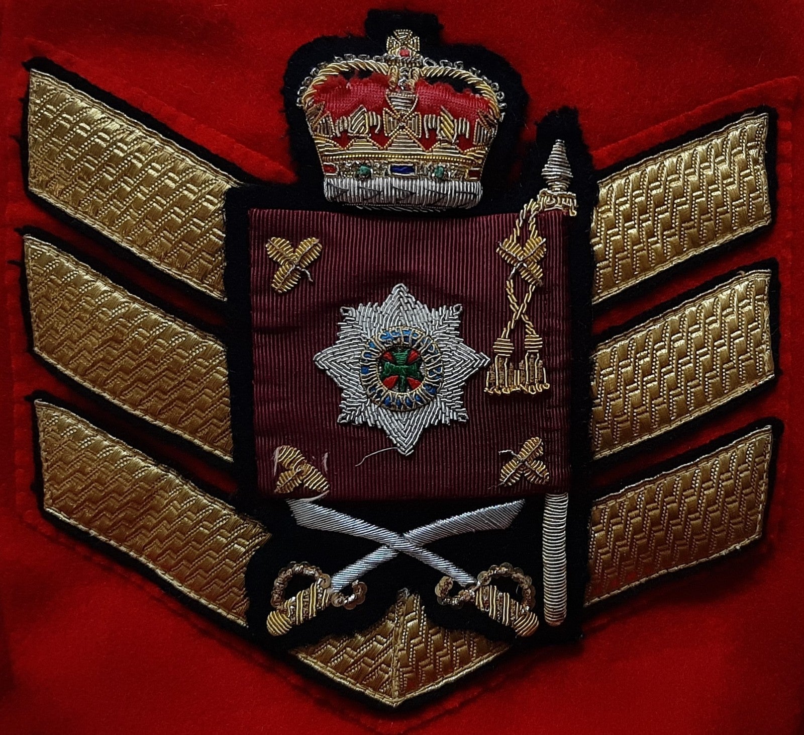 British Army Irish Red Tunic Jacket Ceremonial For Collectors & Re-enactment