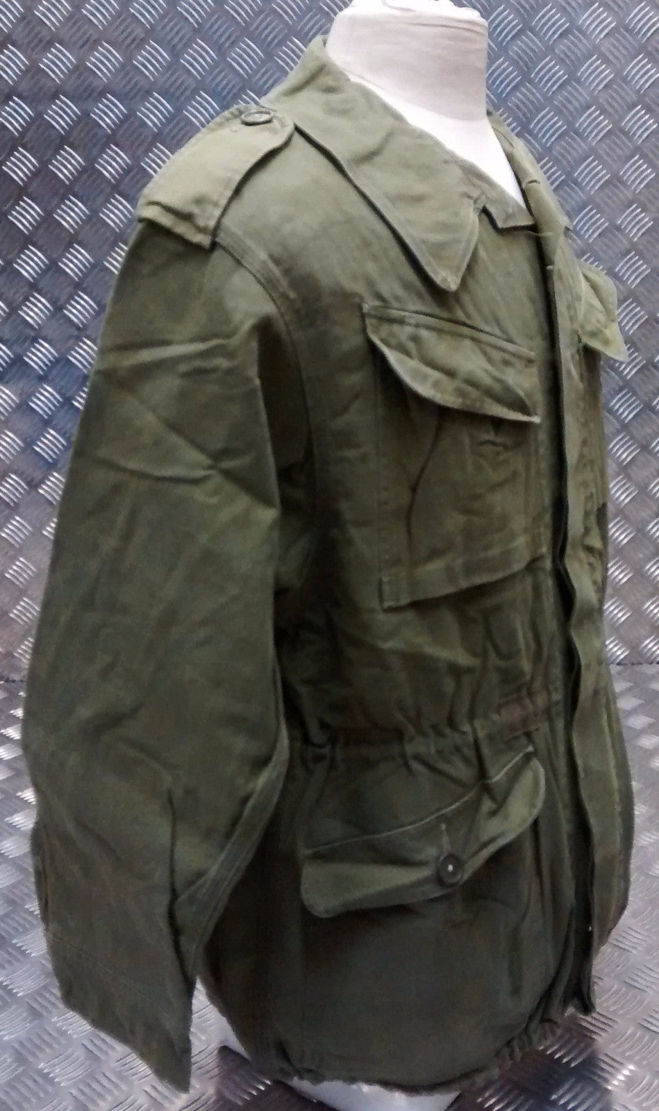 Genuine Vintage Combat Jacket 1980's Distressed Look Unique Look 60's