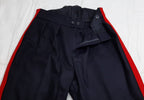 No1 Army Trousers British All Ranks Blues Red Stripe Dress Uniform W33" L29"