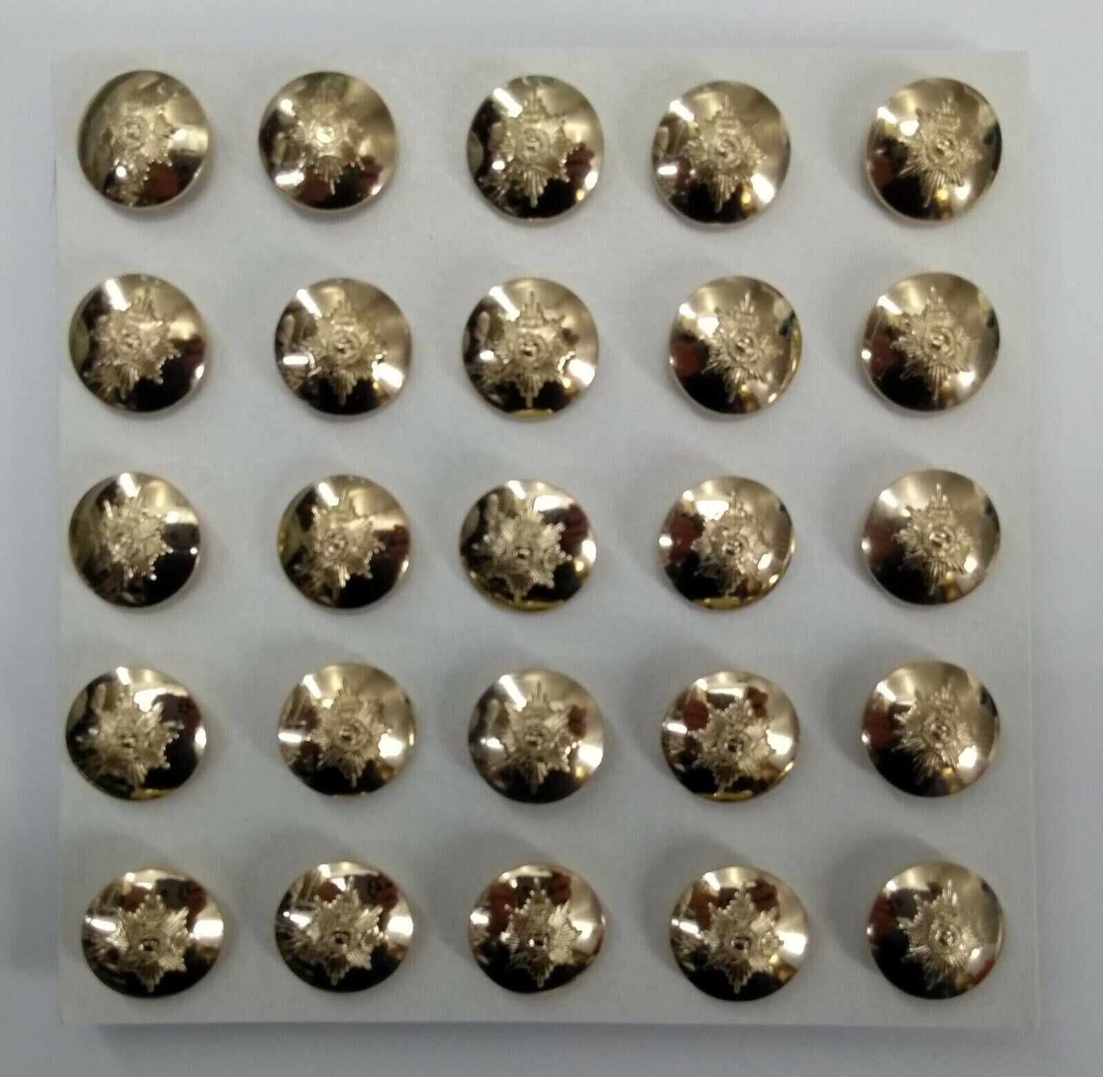 Worcestershire & Sherwood Foresters British Army No2 Uniform Buttons 22L x25