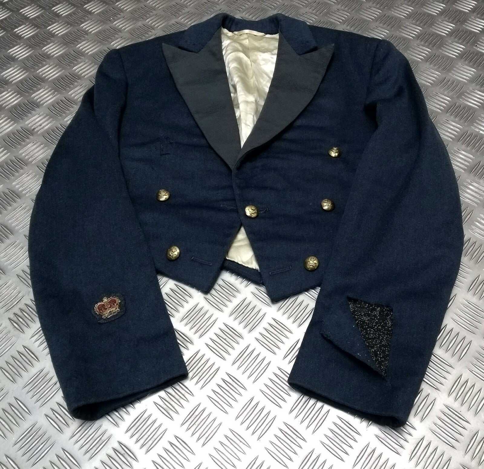 No5 Mess Jacket Vintage RAF Royal Air Force Blue Grey OFC Dress Faulty