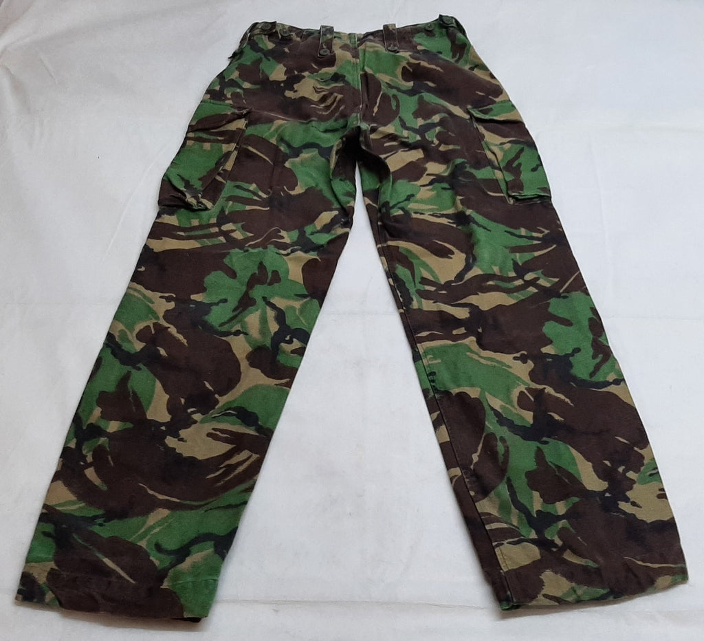 Vintage Jungle Greens British Forces Camo DPM Combat Trousers Waist 29"