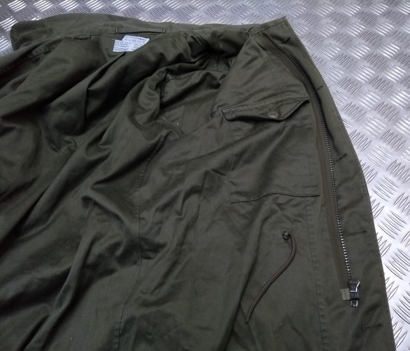 M65 Combat Jacket Green M-65 Pattern With Concealed Hood Olive Drab AUT