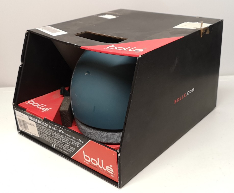 Bollé Messenger Helmet Petrol Grey Matte S 51-54cm 265g Untested / Ex-Display