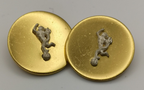 Royal Signals Blazer Buttons The "Jimmy" Symbol Mounted Flat Size 32L x2