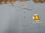 ATC Chaplain Polo Shirt Short Sleeve Light Blue with Badge British Army - Small