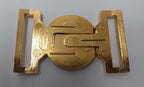 Genuine Church Lads Brigade "Fight The Good Fight" Belt Buckle Locket NEW