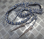 Standard Aiguillette Senior Officer Light Blue Fleck Ceremonial UK Made