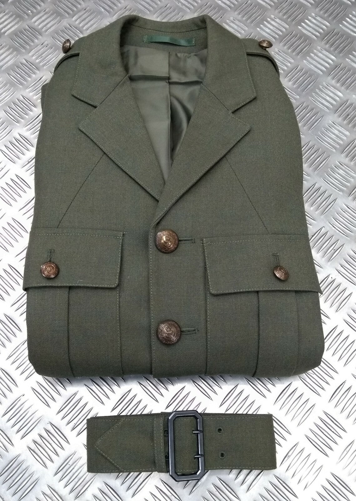 RM Lovat Jacket Dress British Marines No5 Green and Cloth Belt 188/100cm