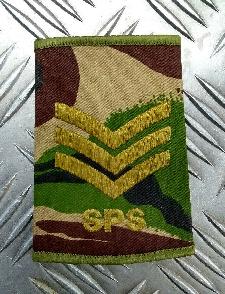British Woodland DPM Camo SPS Rank Slides Assorted Ranks