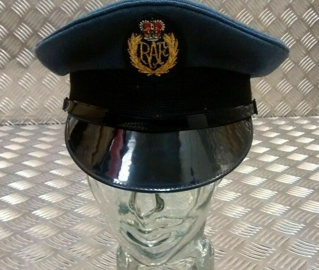 RAF Royal Air Force Dress Hat Airman's / NCO's Air Force Visor Style Cap - Size 58cms
