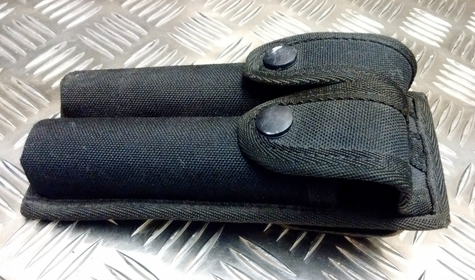 Security Detail Black Twin Holder Genuine British