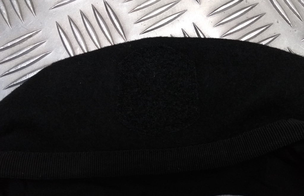 Abu Dhabi Beret Black Hobson of England Lined Wool Uniform Cap New Old Stock