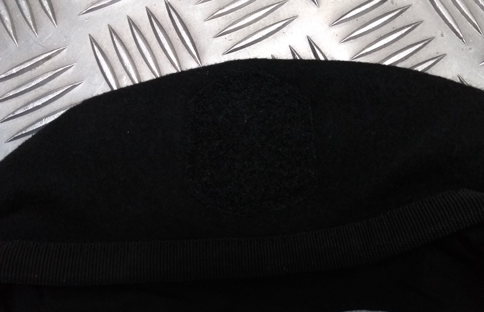 Abu Dhabi Beret Black Hobson of England Lined Wool Uniform Cap New Old Stock