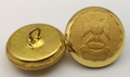 Royal Scots Dragoon Guards Offc. Frosted Ribbed Buttons RSDG 38L x2