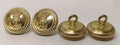 British Royal Navy Dress Roped Rim Anchor Queen's Crown Buttons 26L