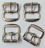 Genuine British Issue 1/2" Nickel Plated Small Roll Buckles X4 STD40