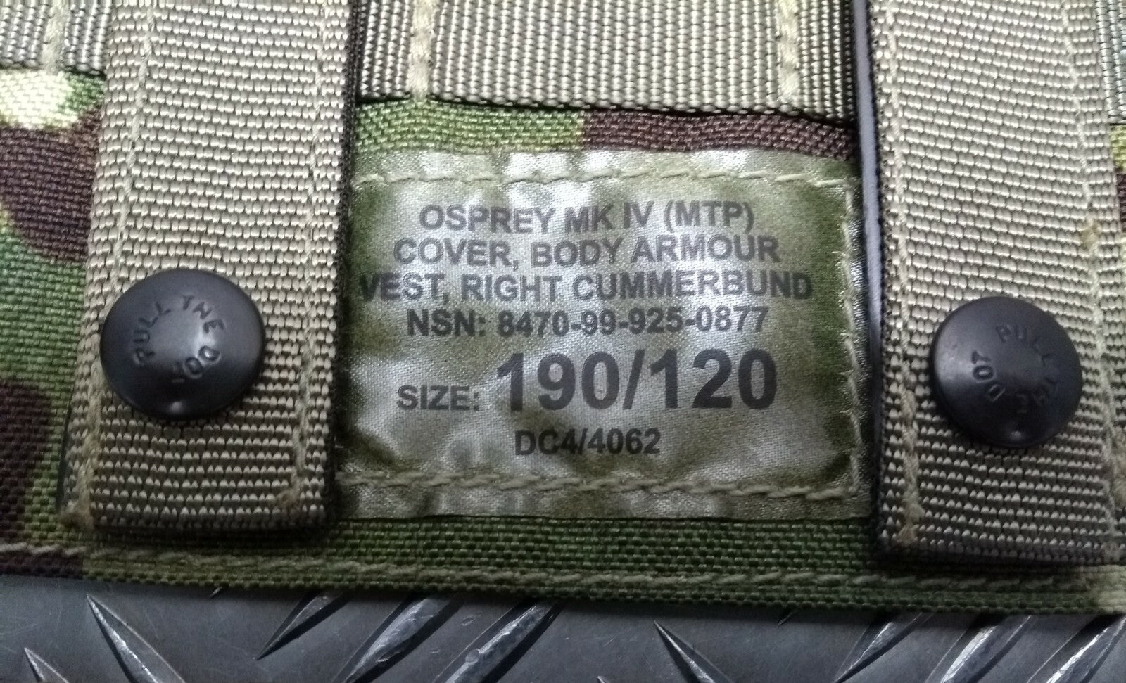Osprey MK IV CBS Vest Cummerbund British Army MTP Multi-Cam Issue