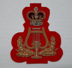Lyre and Crown No1 and Ceremonial Dress British Army Large Embroidered Arm Patch