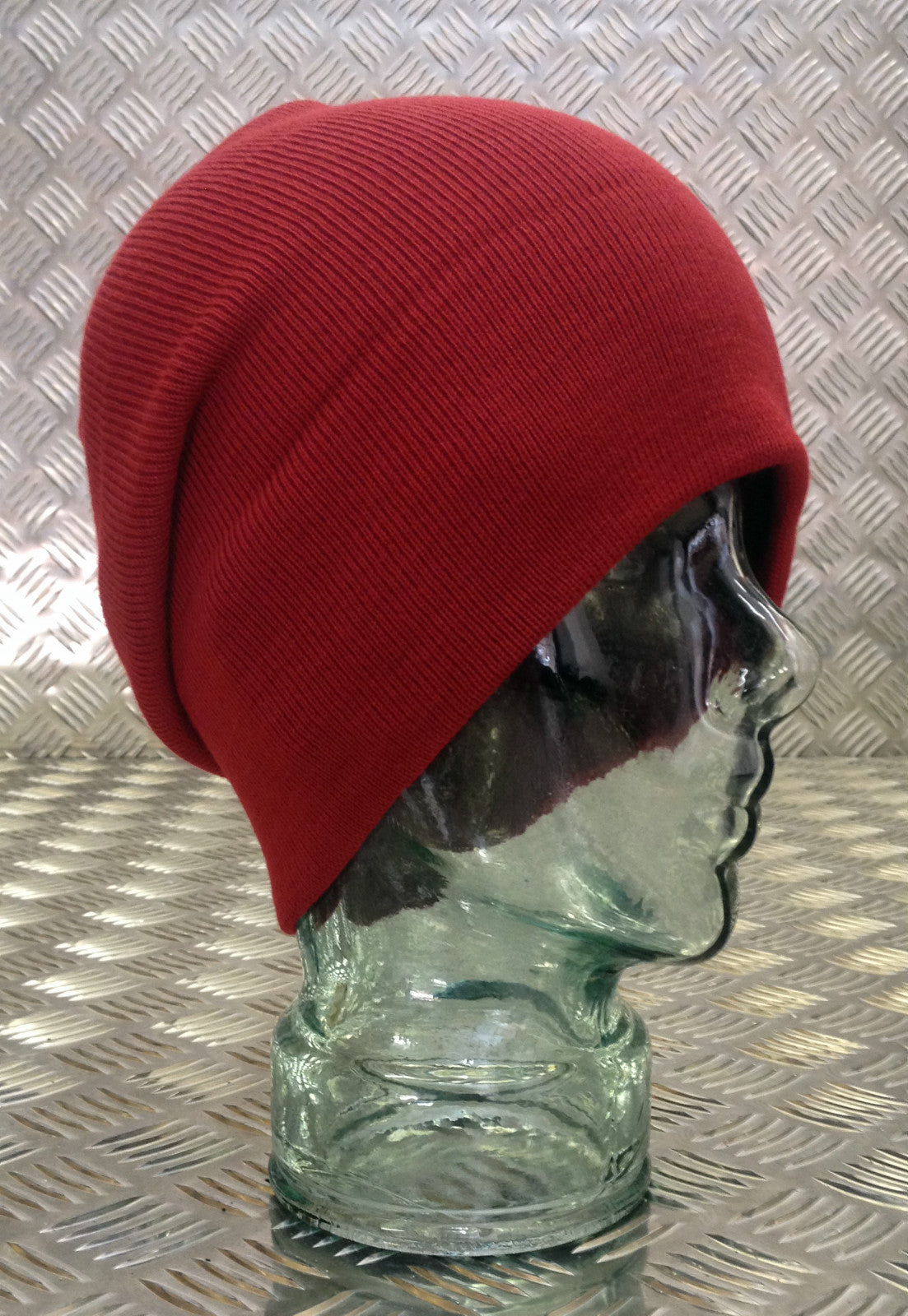 RED Tight Knit Beanie Hat / Watch Cap - One size - BRAND NEW