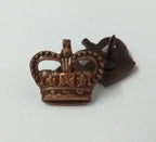 Shoulder Crowns Bronze 3/8" Subdued OFCs Crown 1 Pair NEW old Stock