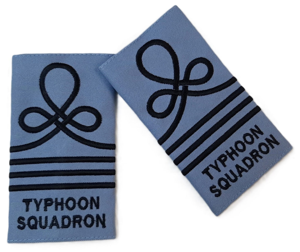 Typhoon Squadron Slide MTP RAF Royal Air Force Shoulder Slider 3 Bar UOTC