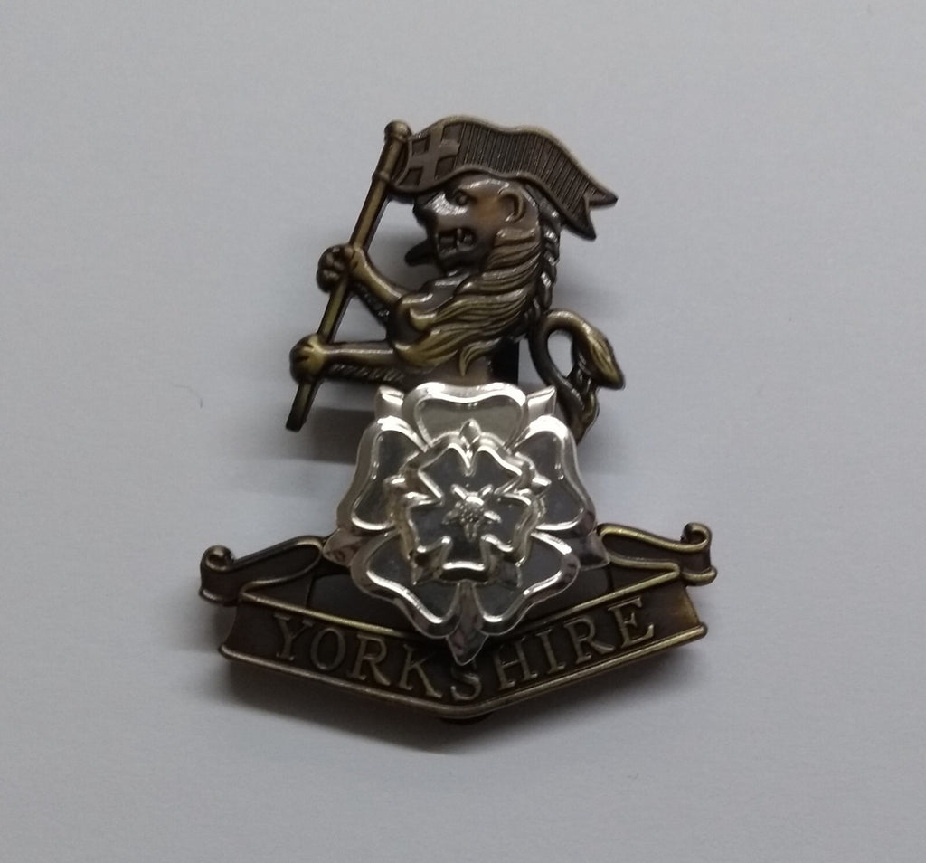 Yorkshire Hat Badge Regimental Insignia British Army Dress Uniform Bronze NEW