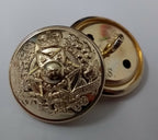 Canadian Dress Buttons Governor General's Foot Guards Insignia For Greatcoats