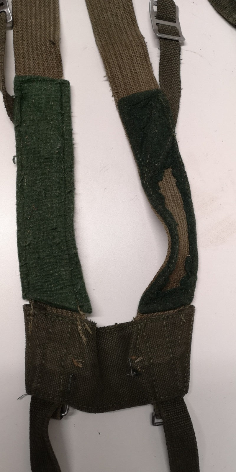 Vintage Army Issue Heavy-duty Vinyl Backpacks Belts Yokes & Pouches Heavy Wear