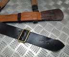 Vintage Sam Browne Leather Belt and Cross Over Strap Hobson London