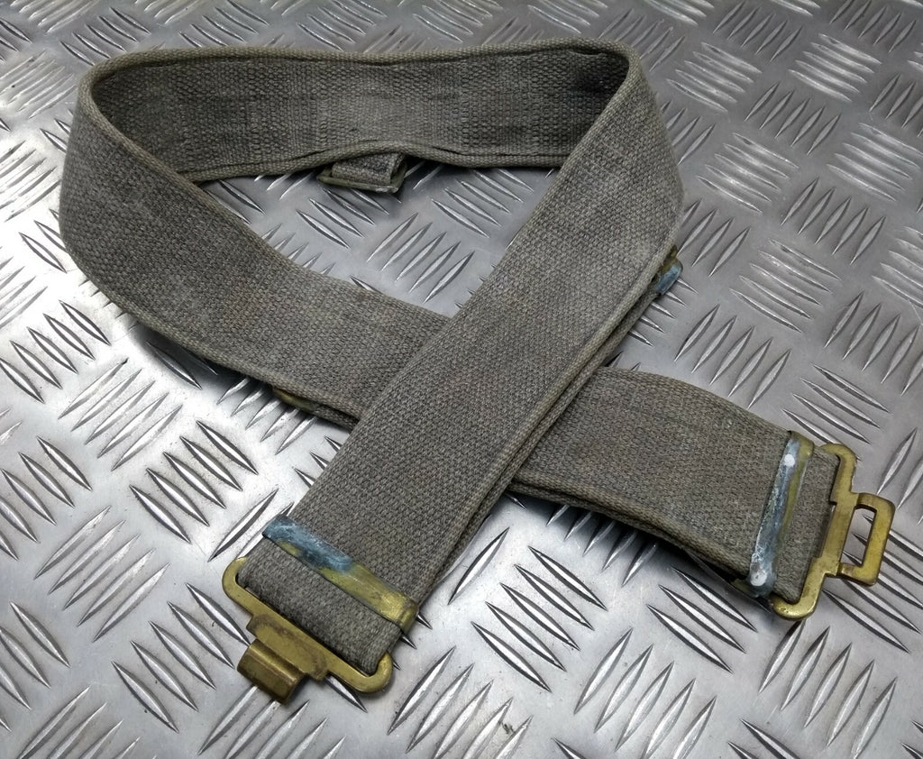Genuine British Made World War Two WW2 37 Pattern Web Pistol Belt Assorted