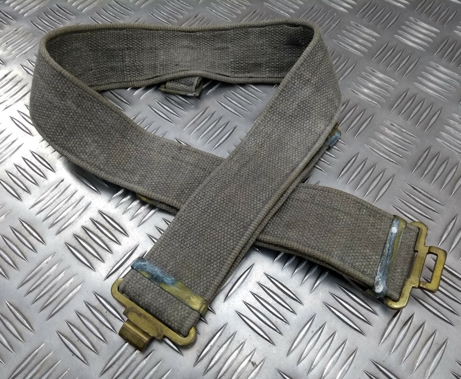 Genuine British Made World War Two WW2 37 Pattern Web Pistol Belt Assorted